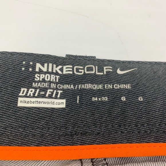 NIKE GOLF Sport Dri Fit Men’s Golf Pants Sz 34x32 - Picture 2 of 8